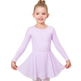 thumbnail image 1 of Stelle Girl's Long Sleeve Ballet Leotards with Sheer Skirt, 1 of 5