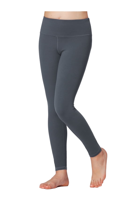 Girls Athletic Leggings with Hidden Pockets,Full Legnth Running Yoga Pants Workout Dance Leggings Tights for Tween Girls High Waisted Stretchy Active Leggings,5-16Y