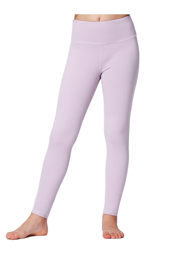 Girls Athletic Leggings with Hidden Pockets,Full Legnth Running Yoga Pants Workout Dance Leggings Tights for Tween Girls High Waisted Stretchy Active Leggings,5-16Y