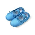 thumbnail image 1 of Stelle Girls Satin Ballet Shoes Split Sole Dancing Flats with Adjustable Lace,Gymnastics Ballet Slippers Dance Shoes for Toddler/Little Girls/Big Girls,Blue, 1 of 6