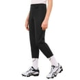 thumbnail image 1 of Stelle Girls' Softball Pants Youth Baseball Pants Kids' Low Rise Tournament Fastpitch Pants,7-12Y Black, 1 of 7