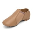 thumbnail image 1 of Stelle Leather Jazz Dance Shoes Upper Slip on for Girls&Boys Toddler/Little Kid/Big Kid,Tan, 1 of 7
