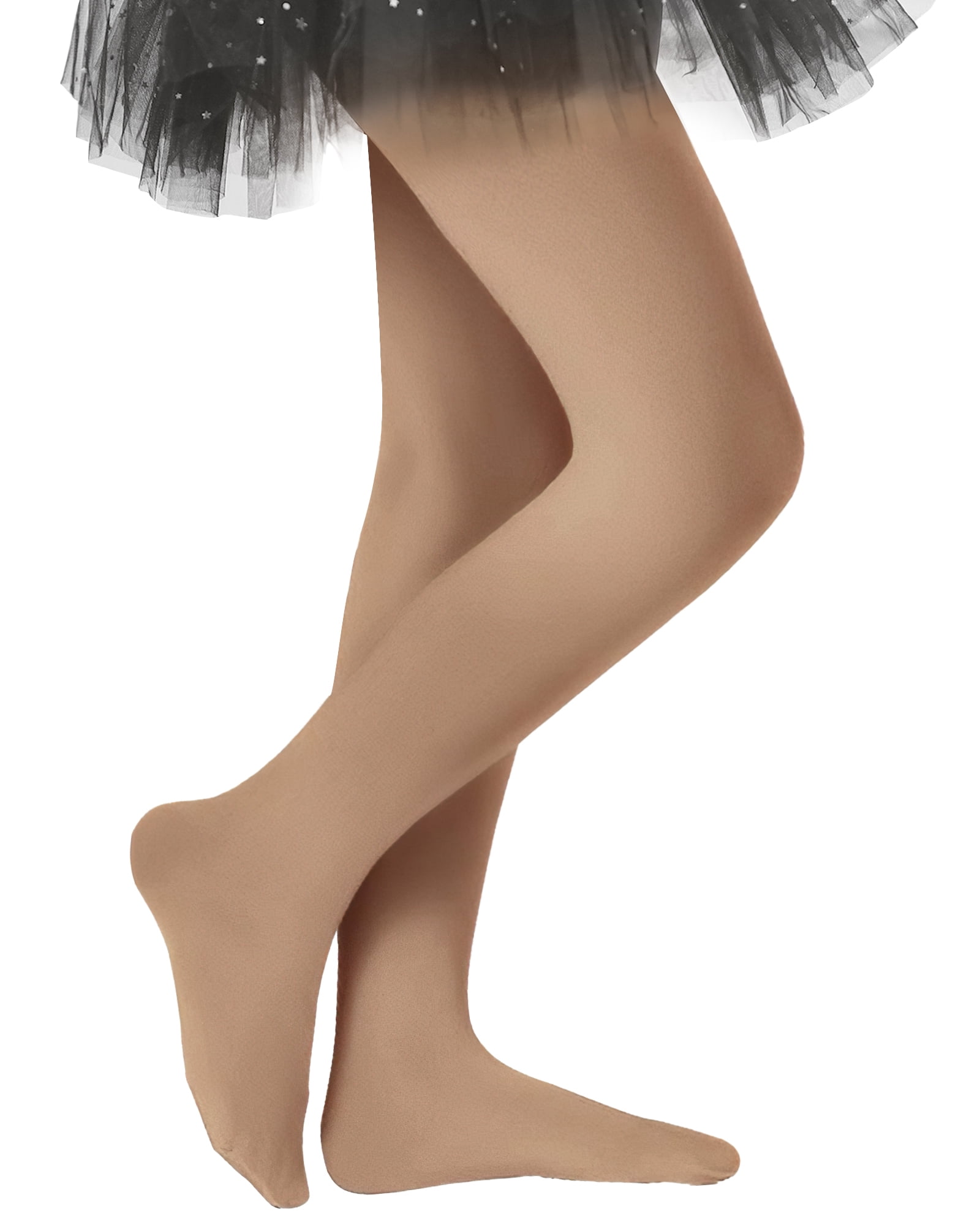Stelle Little Girls Footed Dance Tights Students School Footed Tights