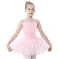 thumbnail image 1 of Stelle Sleeveless Ballet Leotard Girls Tutu Dress Camisole Skirted Ballerina Outfit,Ballet Pink,3-4T, 1 of 7