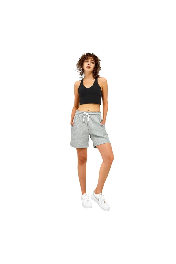 Teenage Girls 8" High Waisted Biker Shorts with Pockets Yoga Workout Athletic Sports Shorts,Youth Capri Leggings Active Dance Running Underwear Volleyball Shorts,10-18 Years