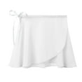 thumbnail image 1 of Stelle Women's Ballet Wrap Skirts Sheer Chiffon Dance Over Scarf for Leotards,Tie up Dance Skirt,White, 1 of 5