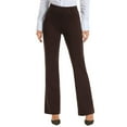 thumbnail image 1 of Stelle Women's Bootcut Dress Pants Business Casual Office Slacks with Pockets,High Waisted Workout Bootleg Pants Button Closure Tummy Control Office Work Yoga Lounge Pants,XS-XXL Coffee, 1 of 1
