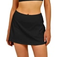 thumbnail image 1 of Stelle Women's Tennis Skirt Pleated Golf Skorts High Waisted with Pockets Inner Shorts Athletic for Workout Sports(Black,X-Small), 1 of 5