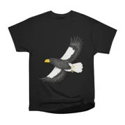 Stellers Sea Eagle flying T-Shirt Tee Gift For Him Merch For Her Apparel For Friend