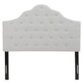 thumbnail image 1 of Stellina Fabric Queen/ Full Headboard, Light Grey, 1 of 6