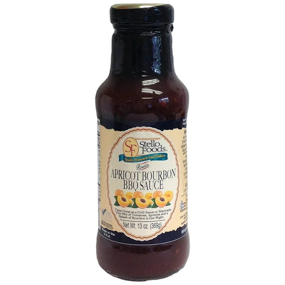 Stello Foods - Rosie's Apricot Bourbon BBQ Sauce 13 oz