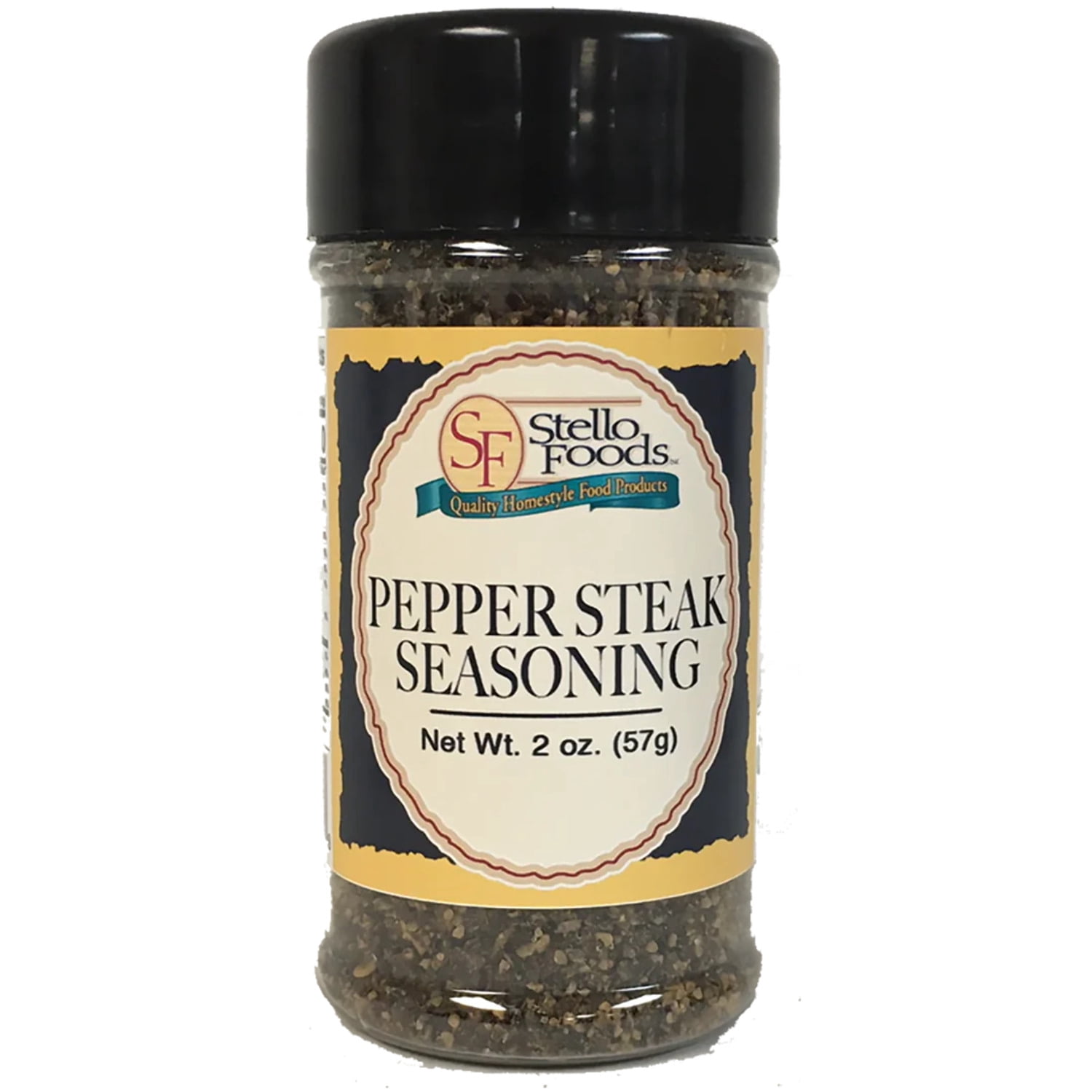 Stello Foods Spices Pepper Steak Seasoning 2.0 oz