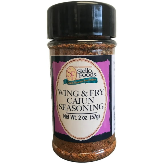 Stello Foods Spices - Wing  Fry Seasoning - Cajun 2.0 oz