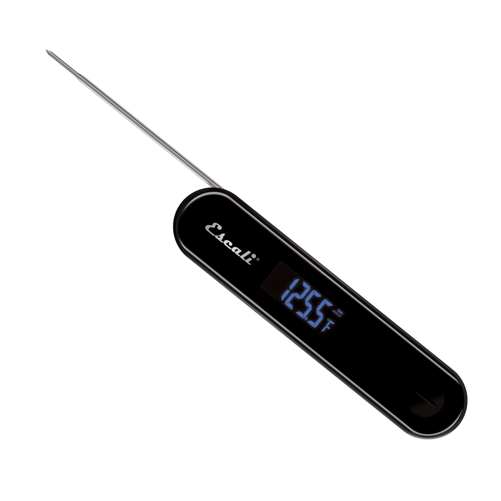 Escali Stelo Waterproof Folding Thermometer for Cooking Instant Read Rechargeable Meat Thermometer with Thermocouple Technology