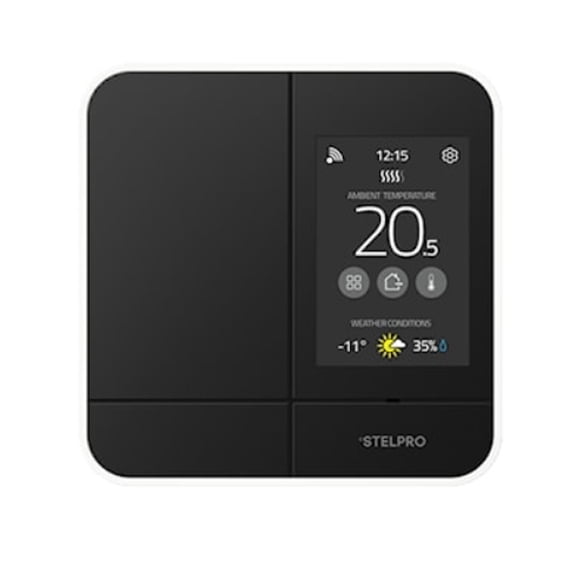 Stelpro Maestro SMC402AD Wi-Fi Smart Controller Thermostat Black for 120V / 208V / 240V Electric Heating Devices Baseboards, Convectors and Fan Heaters