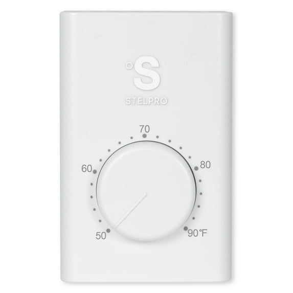 Stelpro SWT1F Single Pole White Wall Thermostat (fahrenheit)