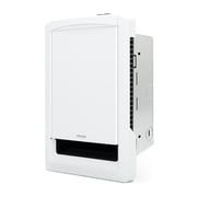 Stelpro Sonoma Style Wall Fan Heater   1000W / 240V 750W / 208V   12 7/16  H   9 1/16  W   Minimalist Design   Silent Comfort, Quick Heat   Built-In Electronic Thermostat   White ASOS1002W