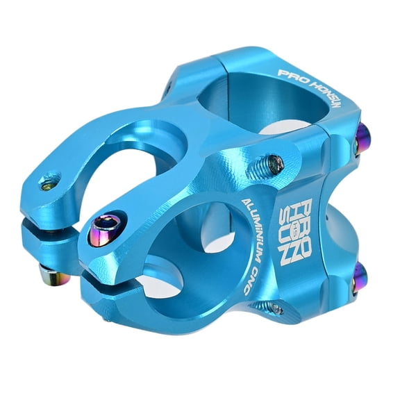 Stem 35mm Mountain Bike Stem Short Stem for mm Handlebar, Mountain Bike Road Bike BMX Track Bike - Blue, mm