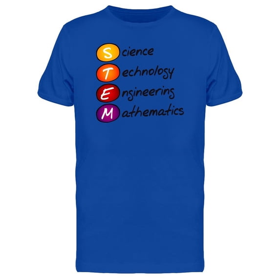 Stem Acronym Education Tee Men's -Image by Shutterstock