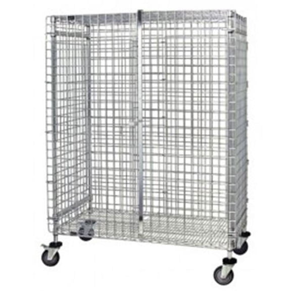 Stem Caster Wire Shelving Security Unit