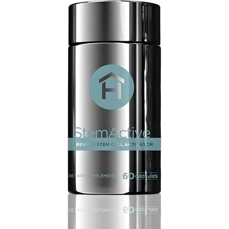 StemActive Stem Cell Support Supplement - 60 Capsules - Boost Circulating Stem Cells - Premium Stem Cell Activator - Madagascan Aloe Macrolada - Blue-Green Algae