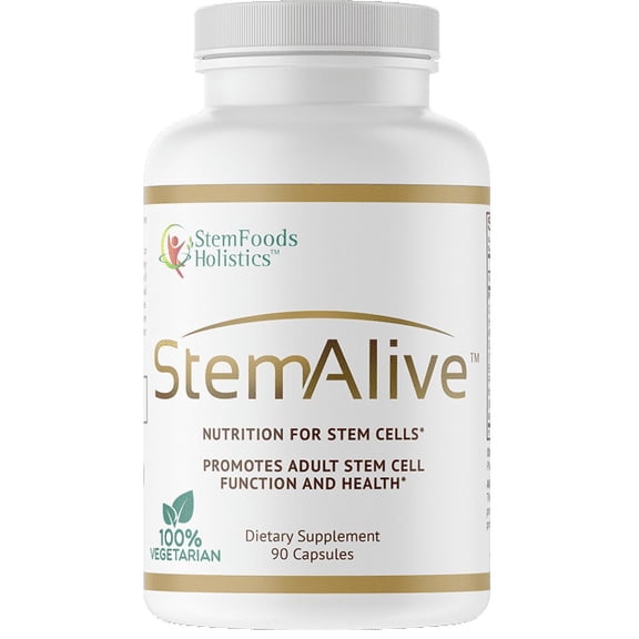 StemAlive Nutrition for stem cells. Promotes adult stem cell function and health. derived from 100% natural sources that work in synergy to active and multiply your stem cells.