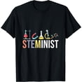 thumbnail image 1 of Steminist Science Technology Engineering Math STEM Gift T-Shirt Black 4X-Large, 1 of 4