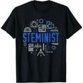 thumbnail image 1 of Steminist Science, Technology, Engineering and Math Teacher T-Shirt, 1 of 3