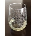 thumbnail image 1 of Stemless 17oz Wine Glass Urban City Map Colorado Springs Colorado, 1 of 1