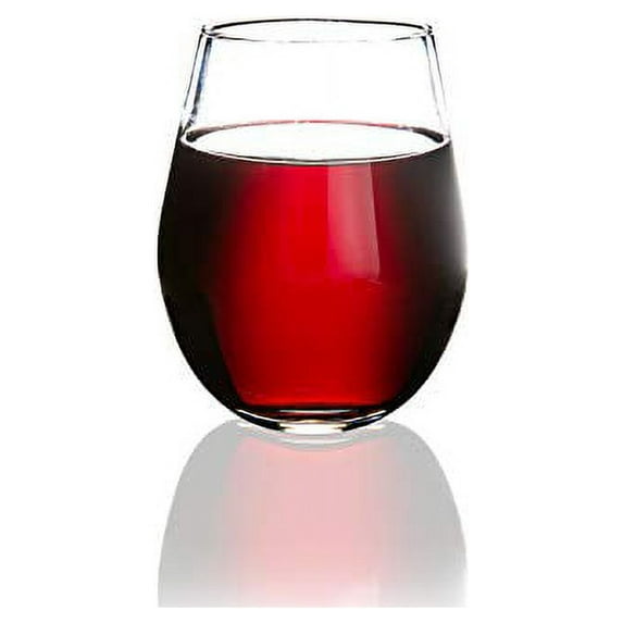 Stemless Wine Glasses, 21 oz, Drinking Glasses for Wine, Beer, Juice, Water, Liquor (Set of 4)
