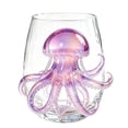 thumbnail image 1 of Stemless Wine Glasses Beach Themed Coastal Decor Drinkware Tumbler Set Cocktail for Home Bar Nautical Kitchen Beach House Entertaining Gift, 1 of 6
