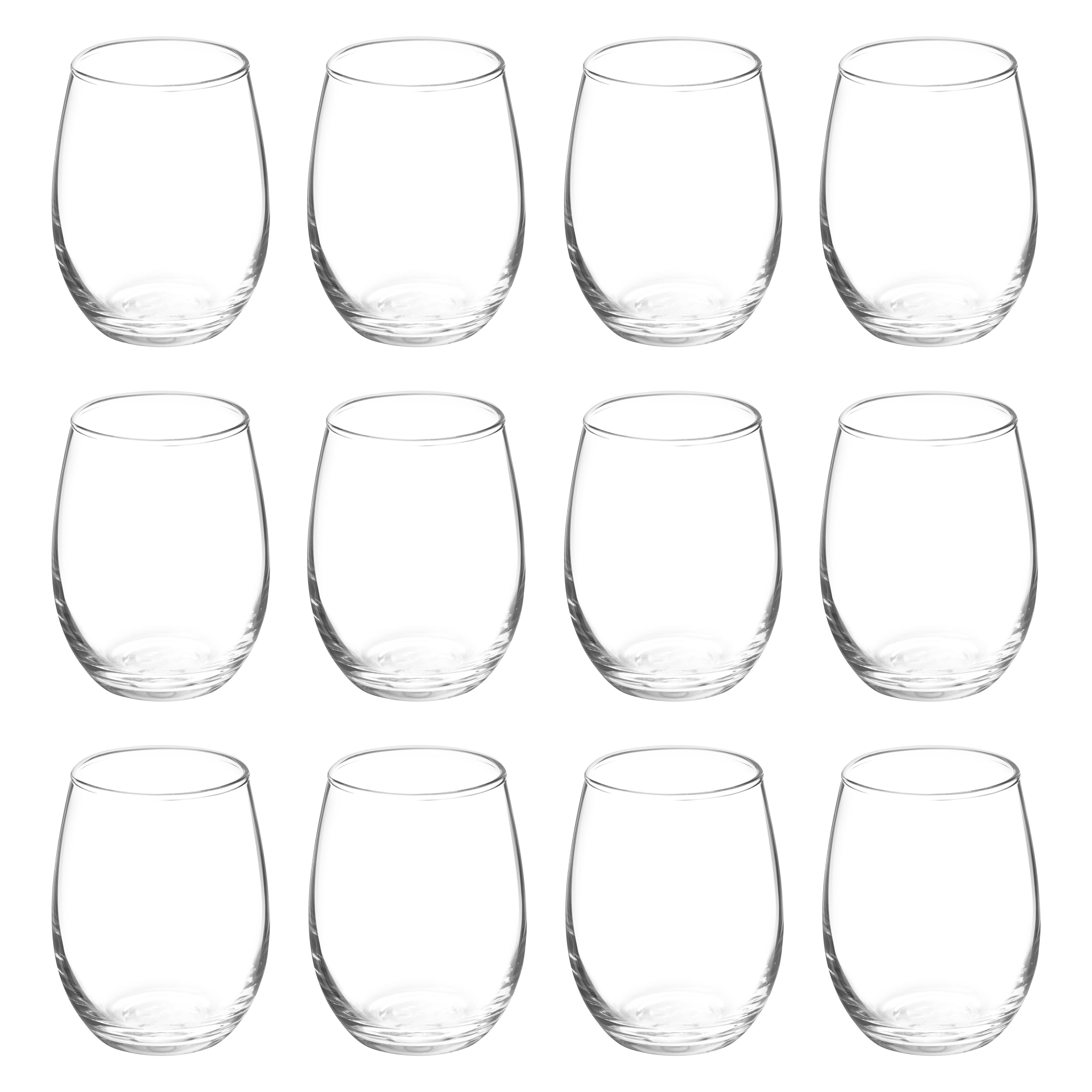 Stemless Wine Glasses by ARC 5.5 oz. Set of 12, Bulk Pack - Perfect for  Hotel, Bar, Restaurant or Lounge - Blue - Walmart.com