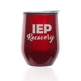 thumbnail image 1 of Stemless Wine Tumbler Coffee Travel Mug Glass With Lid IEP Recovery Special Education Teacher (Red), 1 of 1