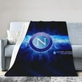 thumbnail image 1 of Stemma Napoli Calcio 2017 Fleece Blanket, Very Soft Microfiber Flannel Blanket for Couch Warm and Cozy for All Seasons, 1 of 6