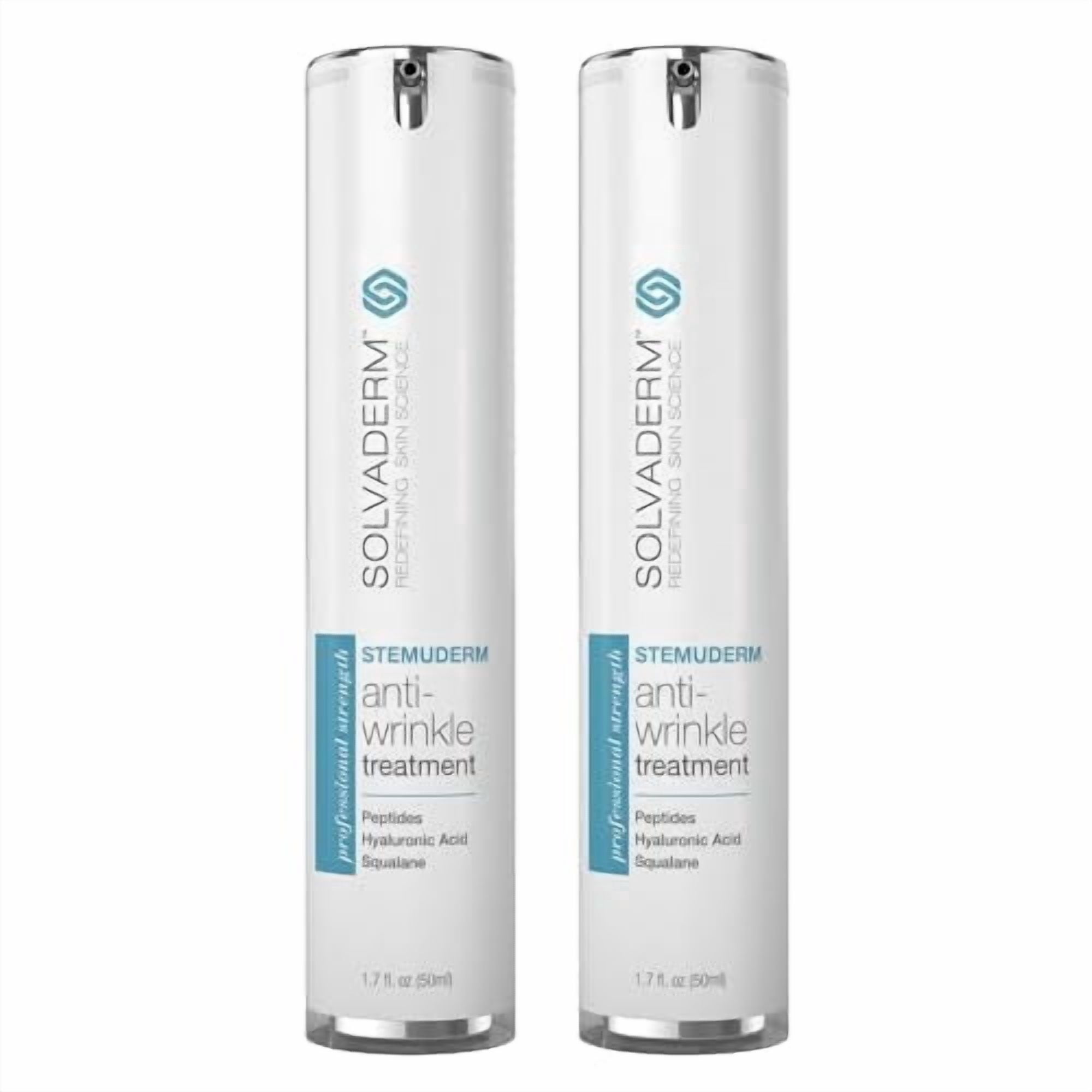 Stemuderm Face & Eye Cream - Anti Aging Skincare - Daily Moisturizer for Fine Lines, Wrinkles & Eyebags - Supports Production of Collagen & Elastin - Organic Stem Cell Complex - 1.7 oz - Pack of 2
