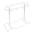 thumbnail image 1 of Stemware Storage Rack Tabletop Wine Holder Glasses Display Stand Elegant White Metal for Wine Cabinet Pantry, 1 of 9