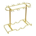 thumbnail image 1 of Stemware Storage Rack Wine Glass Organizer Desktop Display Stand Elegant Gold Metal Design for Home Dining Room Hotel, 1 of 9