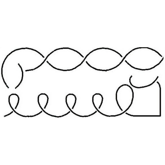 Sten Source Quilt Stencils-2" Borders 6"X18"