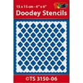 thumbnail image 1 of Stencil 15x15 cm Background pattern 1, 1 of 1