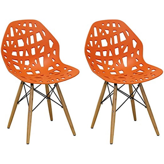 Stencil Cut Out Eiffel Side Chair (Set of 2)