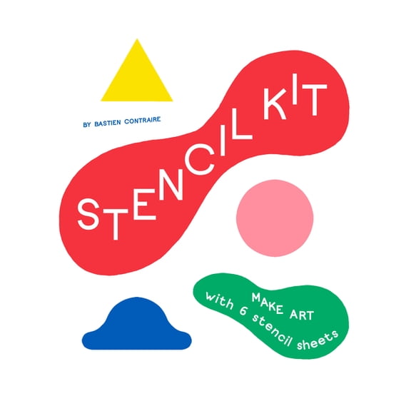 Stencil Kit: Blue Smile, Red Apple, Yellow Snake..., (Hardcover)