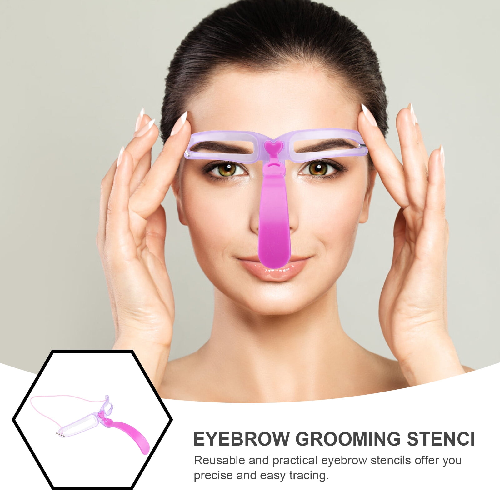 Stencil Kit Stencils Brow Template Stamp Shaping Shaper Makeup Drawing