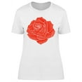 thumbnail image 1 of Stencil Rose T-Shirt Women -Image by Shutterstock, Female 3X-Large, 1 of 2