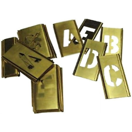 Stencil Set,Numbers,Brass, 10011 10011