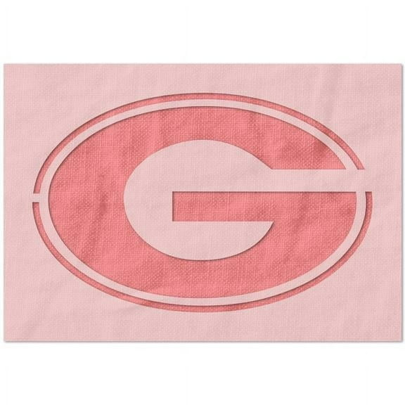 Stencil Stop Georgia Bulldogs G Logo Stencil - 14 Mil Mylar Plastic (2 x 1.29 inches)