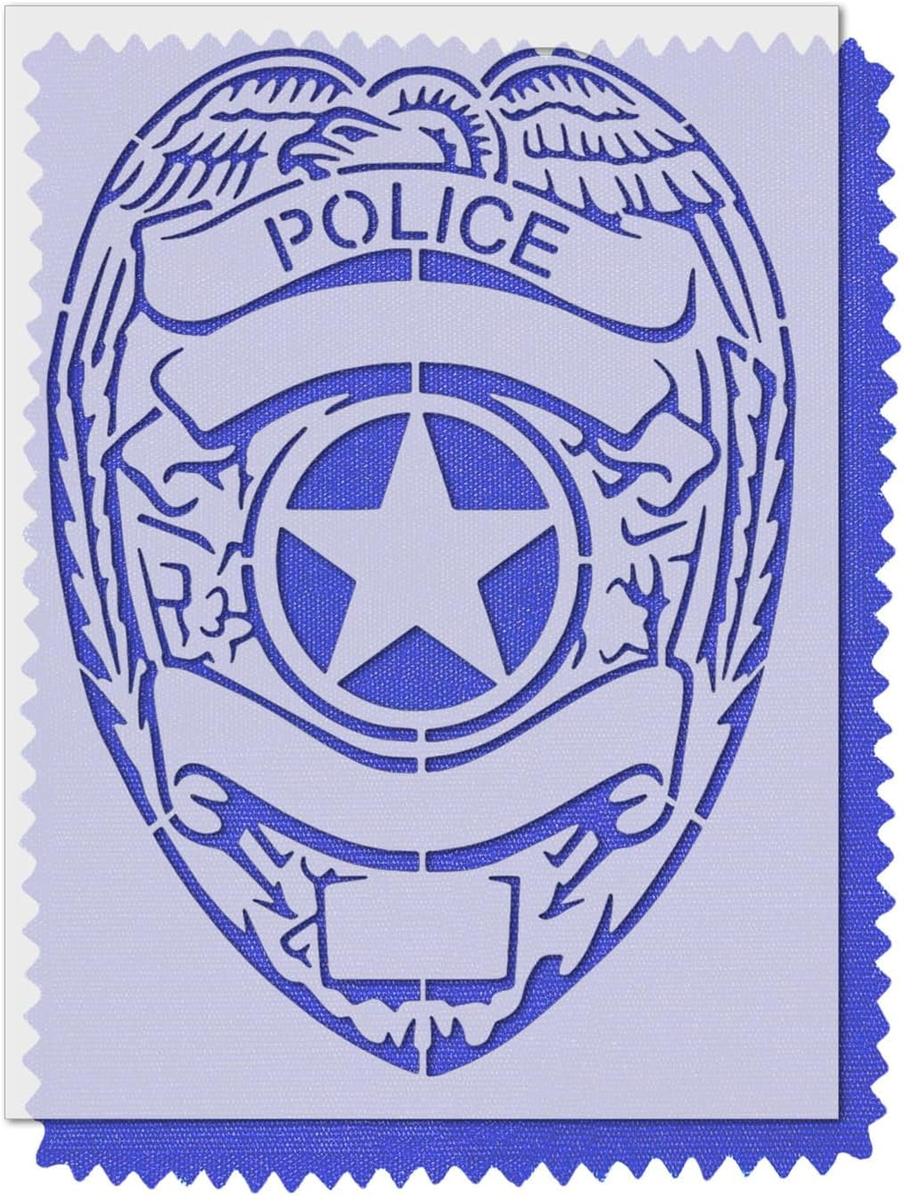 Stencil Stop Police Badge Stencil - Reusable for DIY Projects, Painting ...