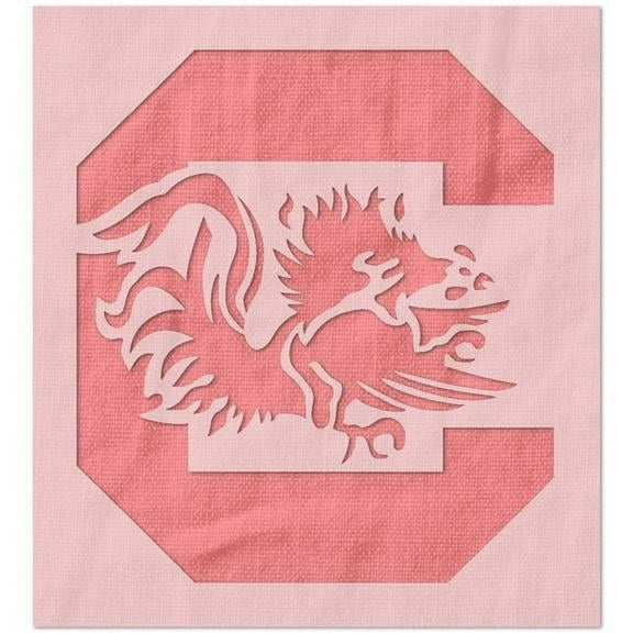Stencil Stop South Carolina Gamecocks Logo Stencil - 14 Mil Mylar Plastic (10.75 x 12 inches)