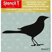 Stencil1 Bird 2 Stencil Arts Crafts - 5.75" X 6"