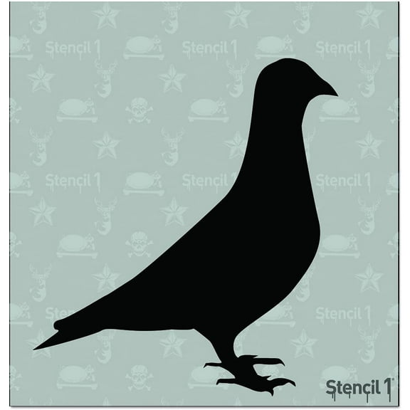 Stencil1 Bird 3 Stencil Art Craft - 5.75" x 6"