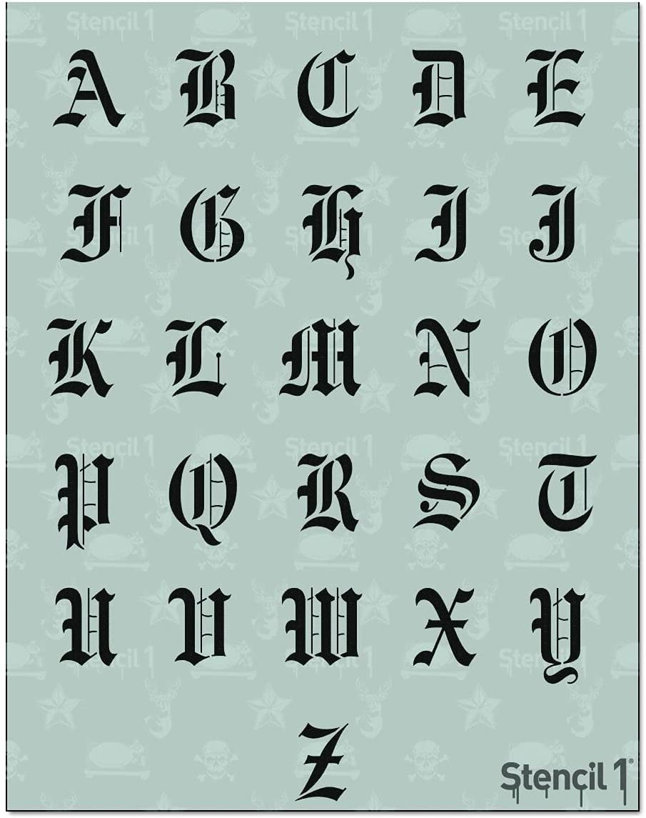 Stencil1 Letter Stencils 1